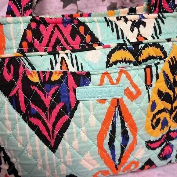 Vera Bradley Pueblo Aztec Pleated Tote Bag - Picture 2 of 10